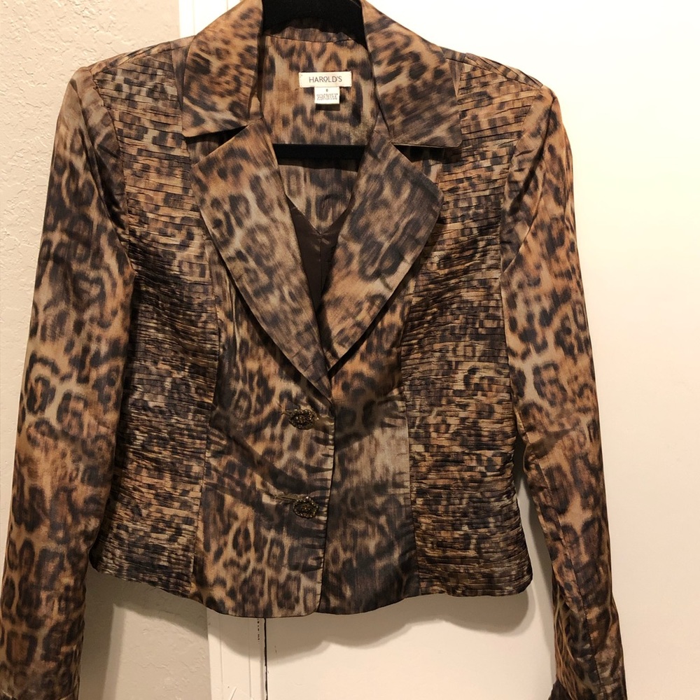 Harolds Ocelot blazer size 6